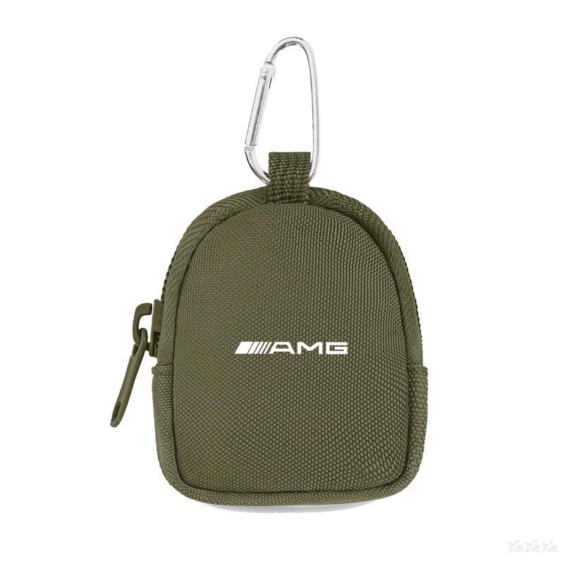RPO5 Car Wallet Portable Storage Bag Zipper Clutch Multi-function Storage Accessories For Benz AMG W206 W220 W201 W168 W210 Stickers