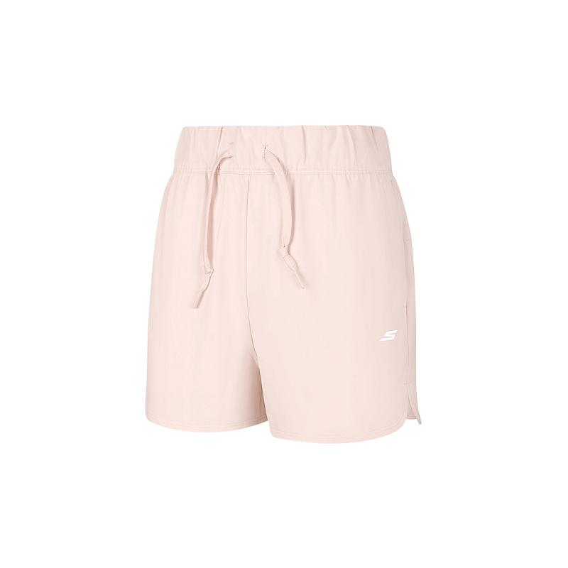 Skechers Lace-Up Solid Color Breathable Casual Shorts Women shorts P226W041-028B S