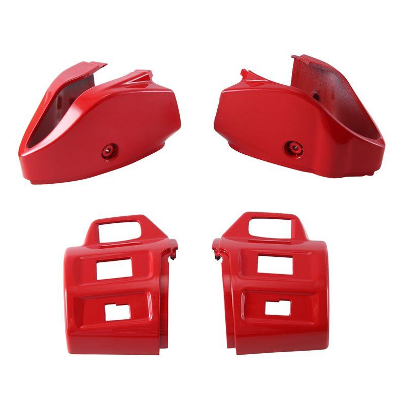 Clear Motorcycle Handlebar Switch Cover Replacement Parts For Vespa Sprint 150 16-21 Primavera 125 150 14-21 Red