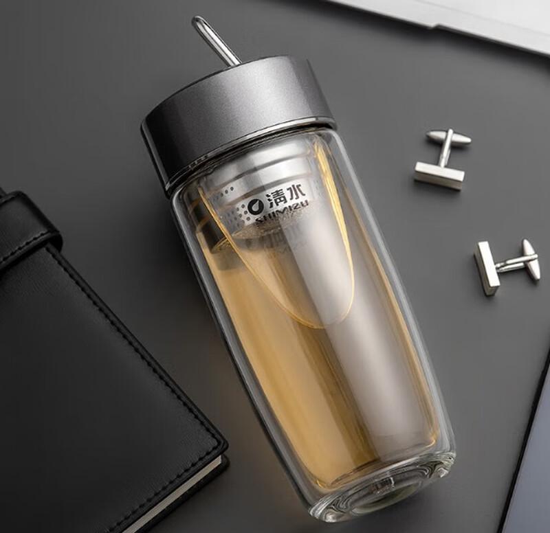 Shimizu Double-Layer Insulated Portable Mug