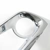 2x Front Fog Light Lamp Cover Trim Frame Decoration For Jeep Compass 2017+Chrome