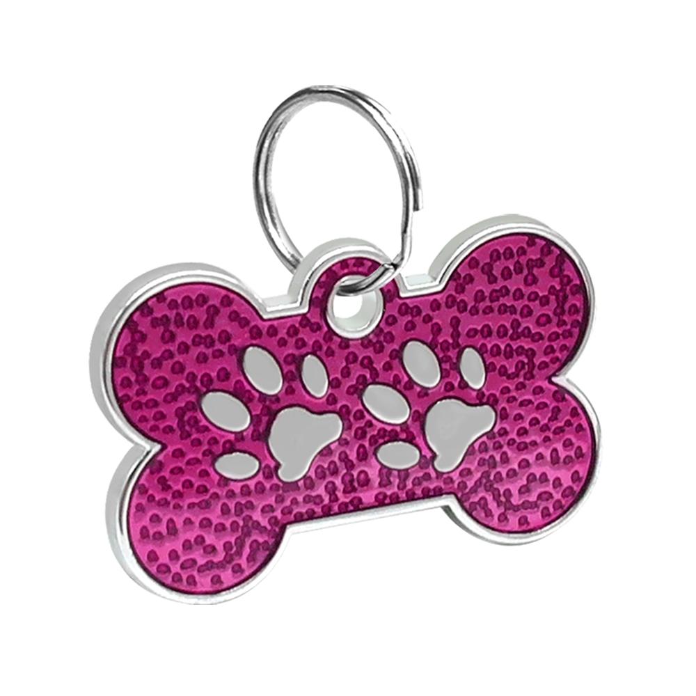 Anti-lost Dog ID Tag Personalized Dogs Cat Tags Bone Shape Customized Pet Nameplate for Collar Necklace Free Gift Chihuahua