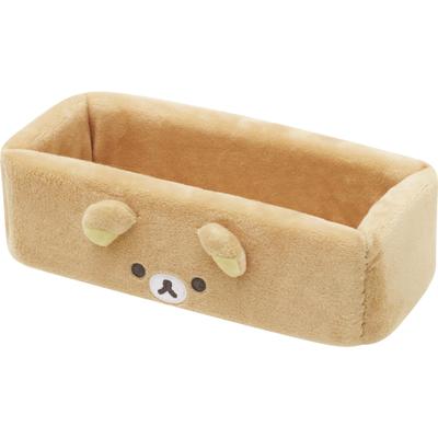 San-X Rilakkuma "Minna De Manpuku Makumaku" Stuffed Toy Multi-tray L Rilakkuma KG11201 Size: H7.5 X W22 X D10cm