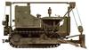 US Military Armored Utility Tractor with Dozer Blade WW.II