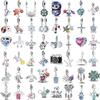 925 Sterling Silver Candy Heart Bear Moon Star Bee Penguin Charm Bead for DIY Bracelet Women Jewelry