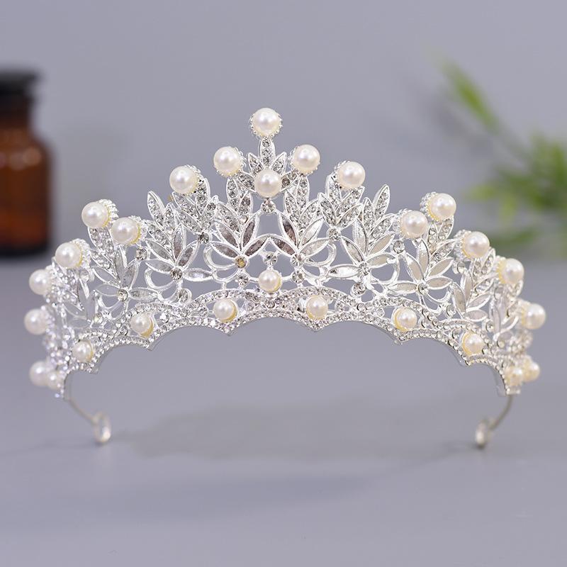 

Свадебная корона Frozen Аксессуары для волос Хрустальная корона Укладка короны День рождения Свадебный темперамент Головной убор Свадебное платье