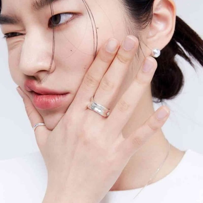 NOT THAT SPICY Daring Baekja Collection Reverse Ring_Silver