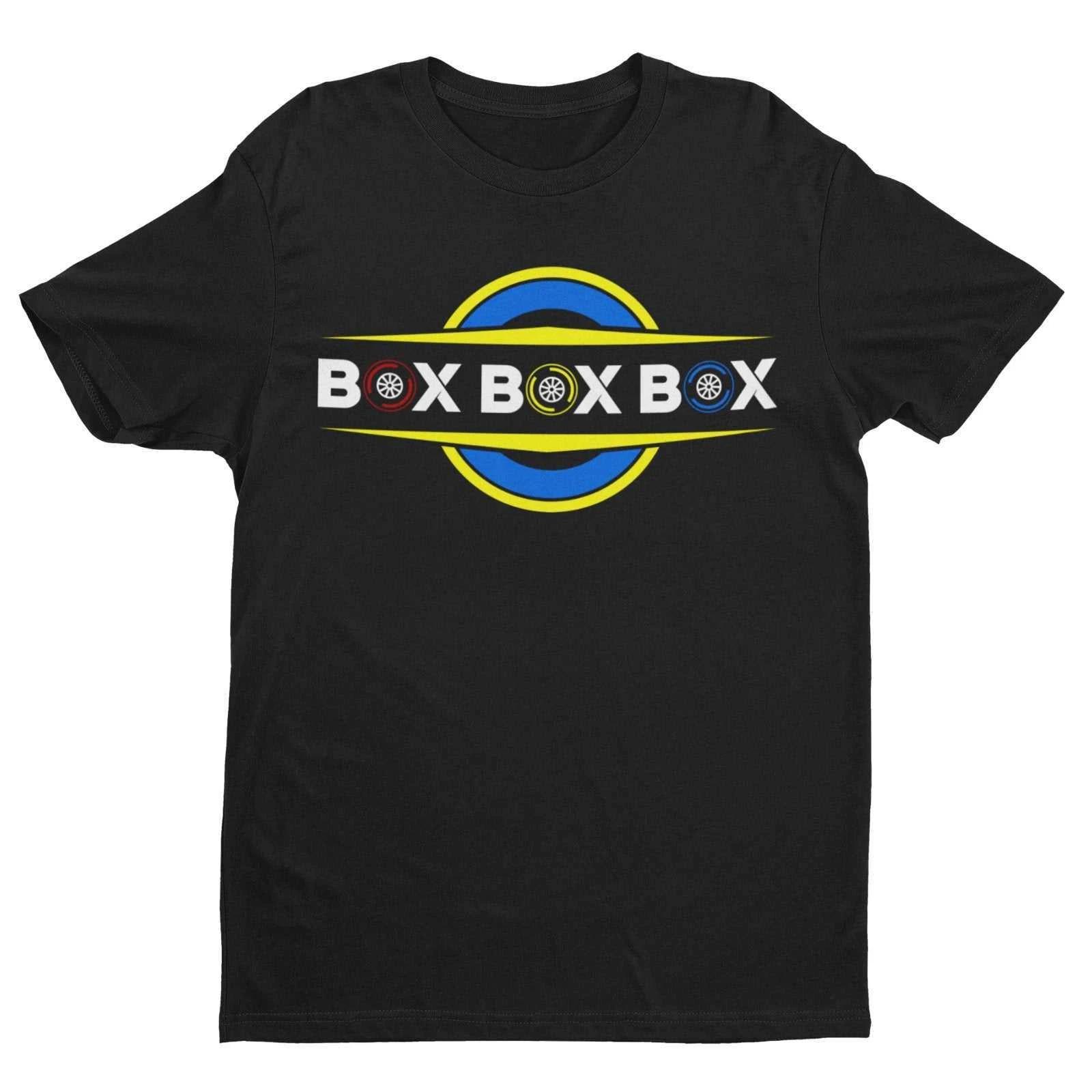 Box Box Box Funny Motor Racing Grand Prix Themed T Shirt Pit Lane Race Formula S