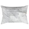 Black and white simple marble pattern printed waist pillowcase sofa living room rectangular cushion cover