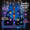 LED Halloween Spider String Lights Waterproof, Hanging Icicle Lights Outdoor Garden Yard, Porch Party Decoration Warm Lamp Decor