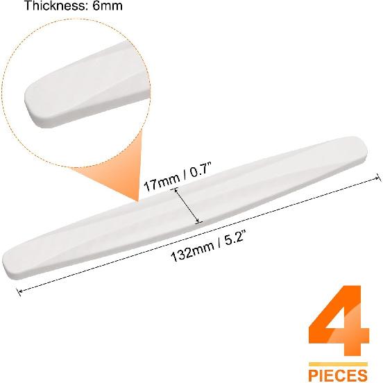 HARFINGTON 4pcs Car Door Edge Guards Protectors Anti-Collision Side Door Edge Protector Trim Strip Anti-Scratch Universal Vehicle Exterior