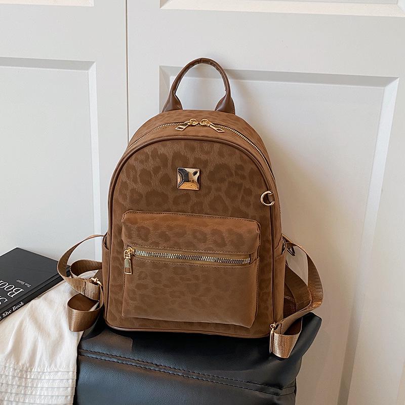 Women's High-Capacity Casual Travel Backpack - New Fashion Versatile Print for Students and Commuters