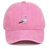 Pigeon Embroidery Pattern Baseball Cap Outdoor Sports Casual Baseball Hats Adjustable Vintage Sunscreen Hats All Seasons