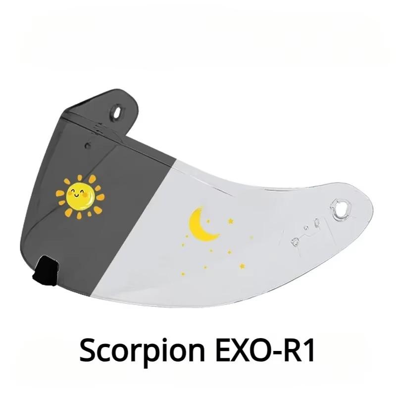 SCORPION Maxvision KDF-16-1 EXO-R1 Air Carbon Helmet Visor Shield Lens Anti-UV Scorpion EXO-R520 EXO-1400 Full Face Helmet Lens
