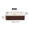 WORTHBUY Portable Divided Plastic Bento Lunch Box With Lid Microwave Heatable Stackable Sealed Lunch Contianer For Students Kids