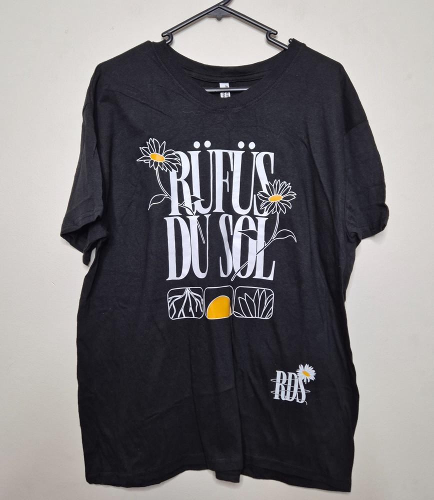 Rufus Du Sol 2025 Tour TShirt Tee Size XL Australian Alternative Dance Music Unisex T-Shirt XXL