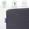 Cotton fitted sheet 70x140 jersey 100% COTTON graphite color