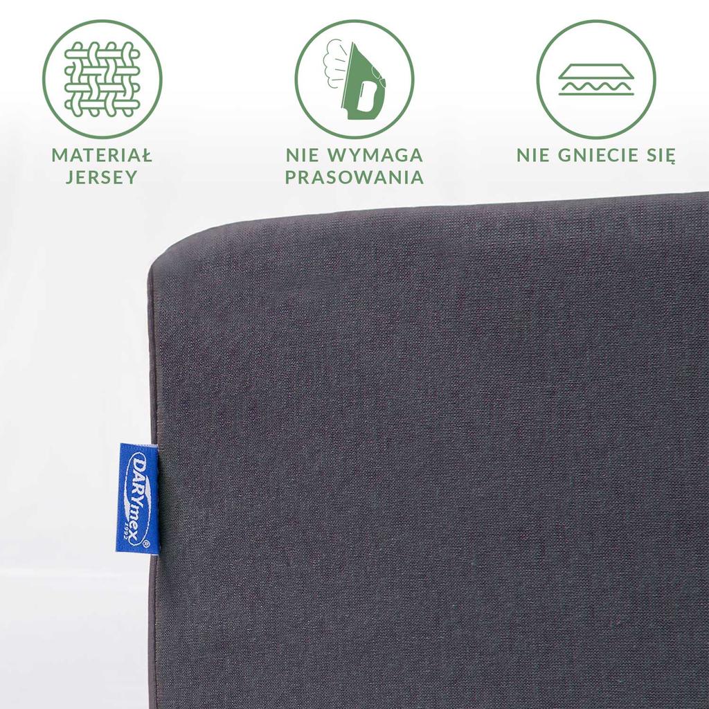 Cotton fitted sheet 70x140 jersey 100% COTTON graphite color
