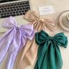 Silky Satin Hair Bows Big Hair Bows for Women Hair Ribbons Long Tail Big Bows Hairpin Spring Clips Hair Accessories for Women