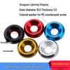 Aluminum Alloy Fish Eye Decorative M3 Countersunk Screw Washer