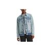 Levis Washed Vintage Single Button Denim Jacket Men Jackets Light-Blue 77380-0014