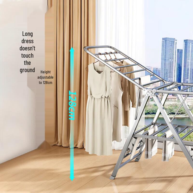 BaiHuan Floor-Standing Clothes Drying Rack