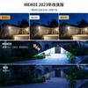 MEIKEE [2022 Improved High Brightness, 3 Color Temperatures] Solar Sensor Light with Motion Sensor, 100W Equivalent, 3000LM, Warm White, Neutral