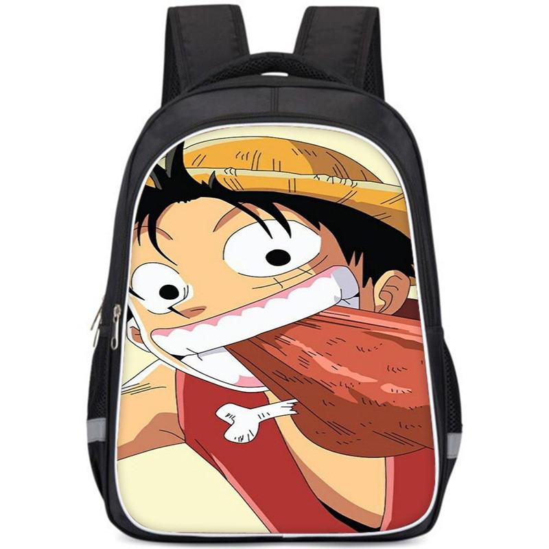 Large Capacity Lightweight Oxford Cloth Backpack For Kids Unisex School Bag
