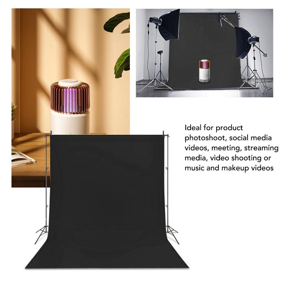 Smooth Surface for Clear Chroma Key Photography Backdrop Soft Light Backdrop  Party Use чёрный