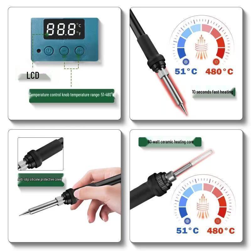 New Style Portable Lithium Battery Soldering Iron with Multiple Interfaces