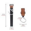 Universal Alloy Baby Stroller Hook Hanging Multifunctional Leather Hook S-shaped Hook For Diaper Bags