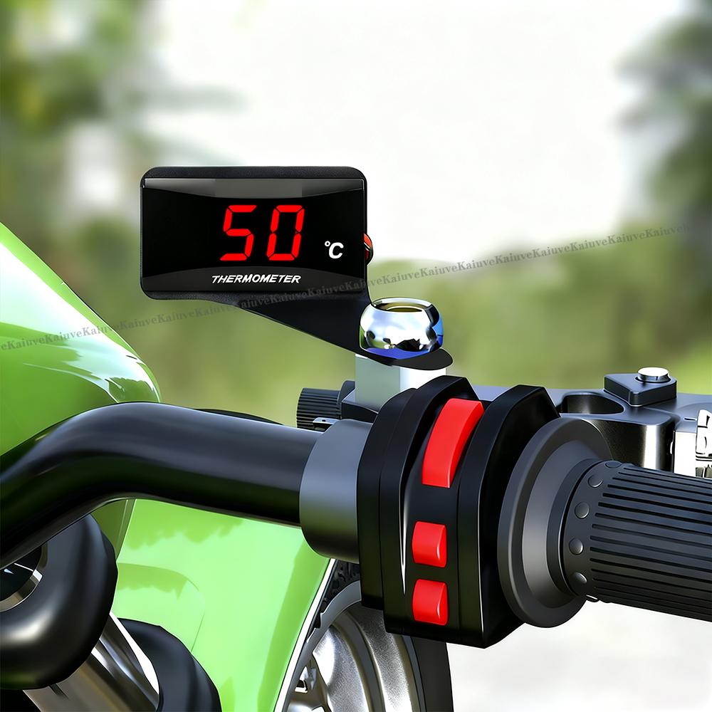 Koso Mini Square Digital Motorcycle Cylinder Head Temperature Sensor Universal Gauge For NMAX125 XMAX250 300