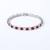 Wang Yuan Unisex Moissanite & Zircon Tennis Bracelet