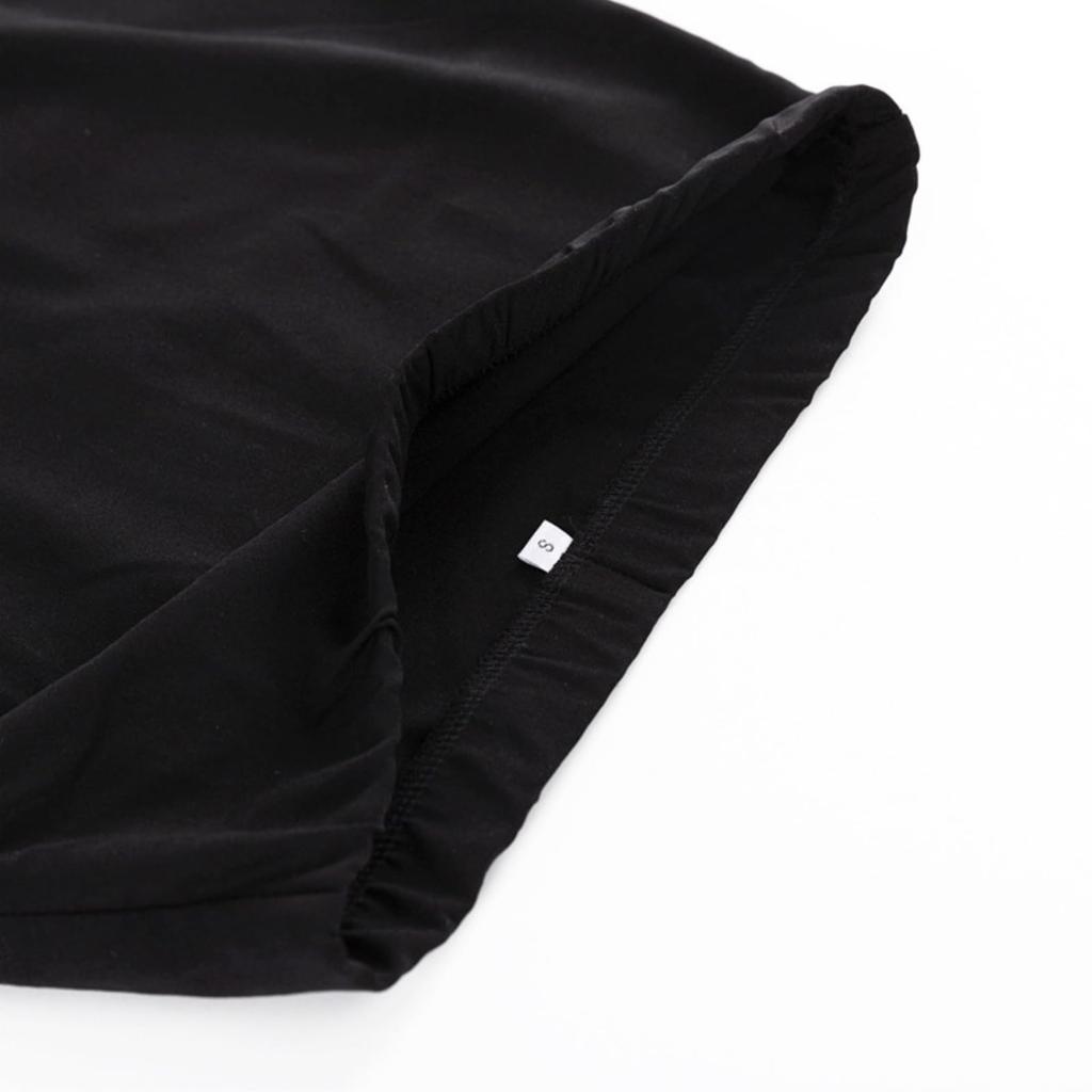 Nestkanina Maxi Solid Perfect for SKT033 Skirt, Beautiful, Long, Simple, Tight-Fit, Stylish, High-Waisted, Length, Feminine, Black, Leg-Lengthening,