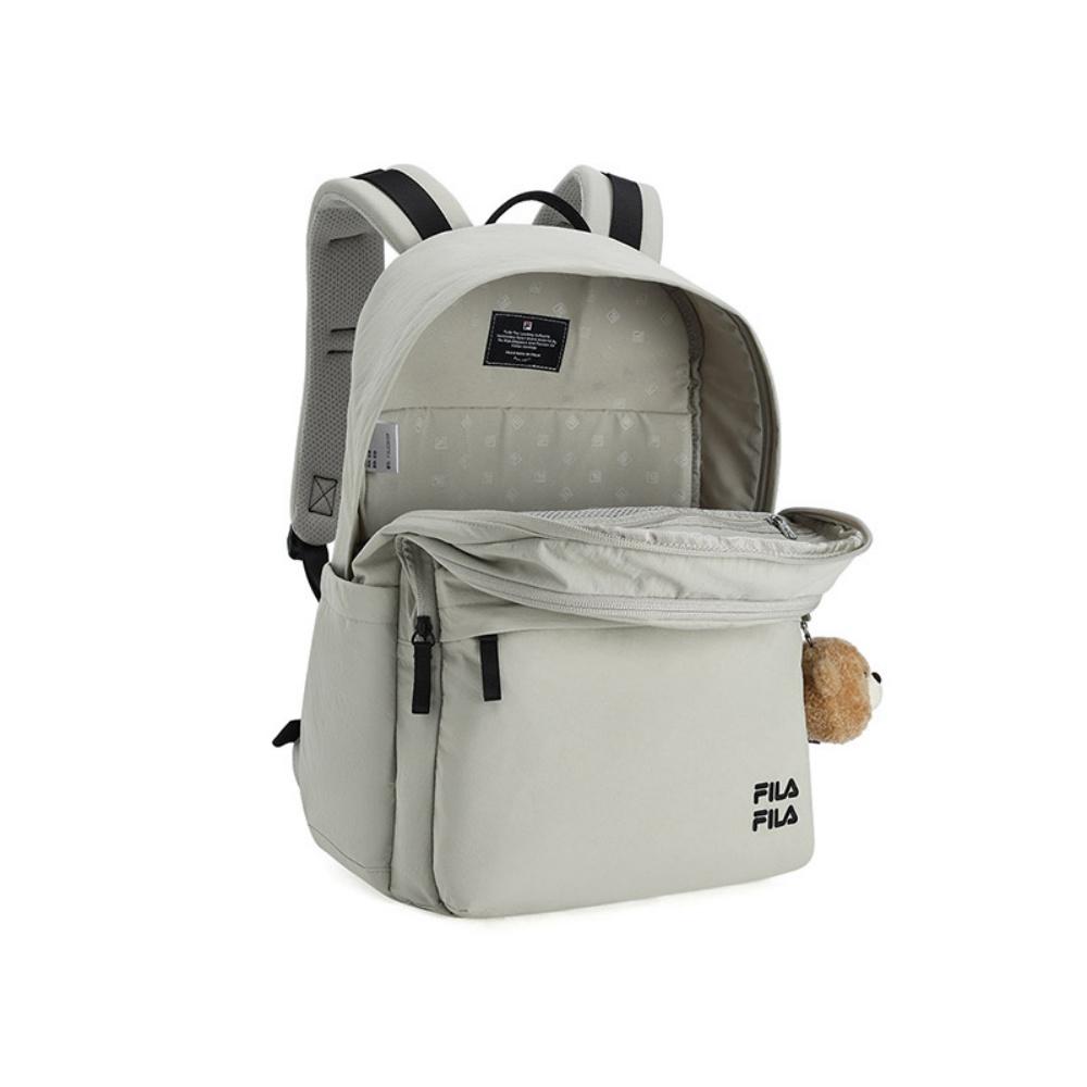 New FILA ORIGINALE Fabric Backpack Unisex Morning Twilight Gray Khaki F13U539131FLK