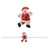 2pcs Adjustable Christmas Doll Curtain Tiebacks Cute Snowman Curtain Strap  New Year