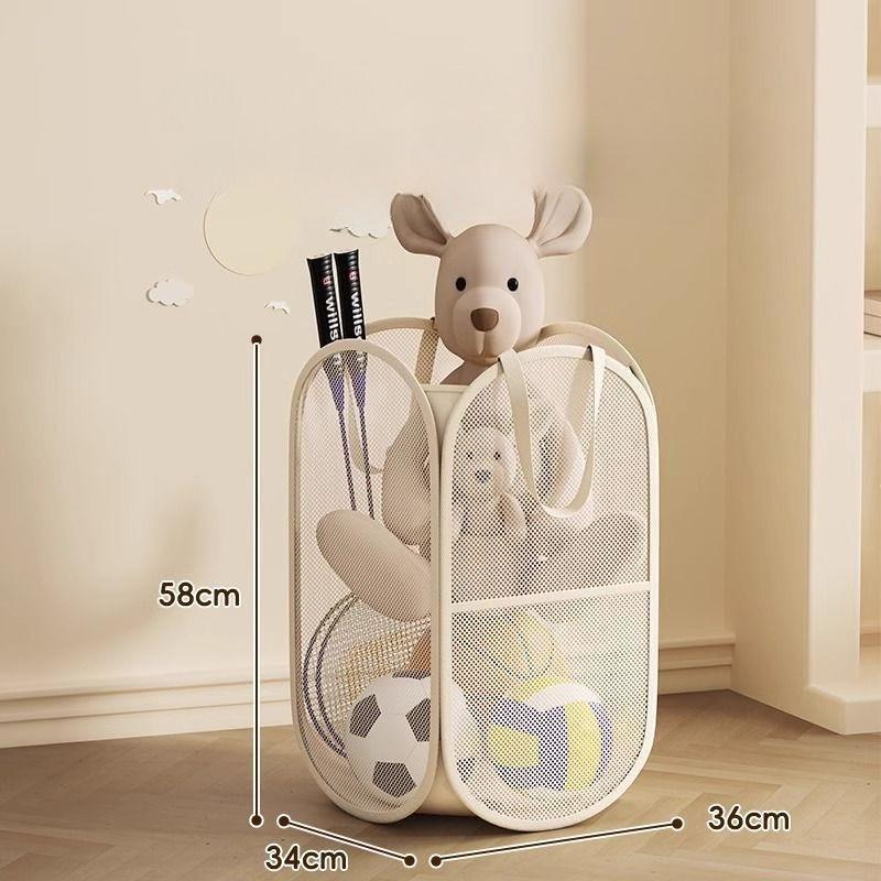 Toy Storage Basket Organizer Toys Children Storage Bag Dirty clothes basket Big Hand-held clothing storage bucket Box
