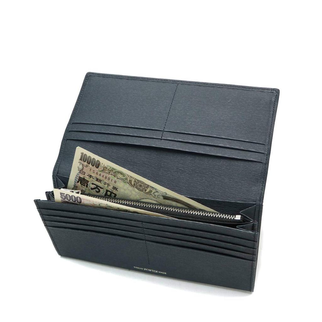 Porter Current Long Wallet (with Coin Purse) (Navy) 052-02201