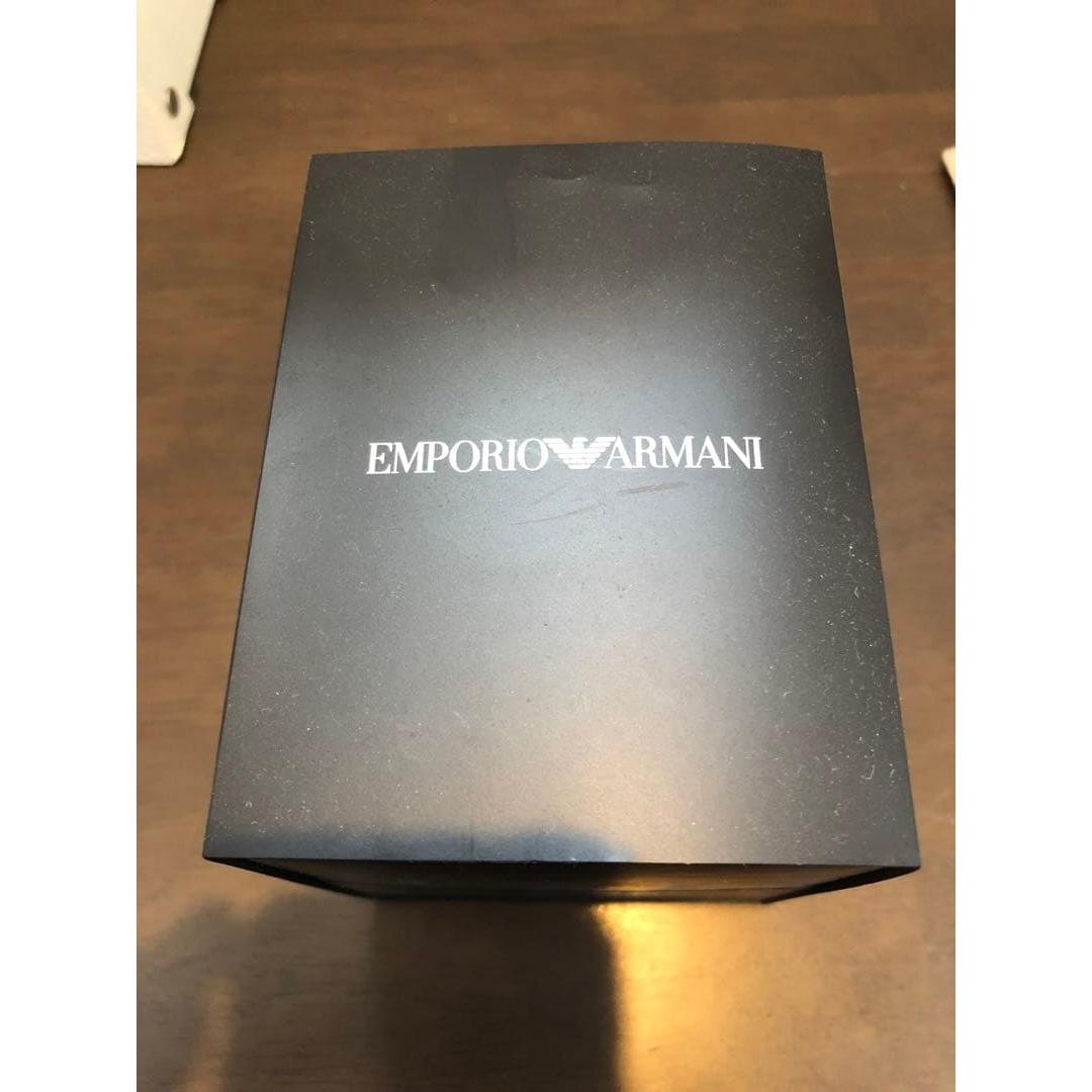 Used EMPORIO ARMANI watch packaging and instructions