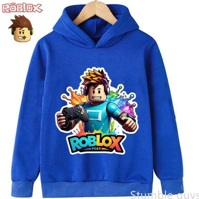 Roblox Kinder Sweatshirt Kapuzenpullover Roblox Welt Print Jungen Mädchen Mode Warme Kleidung