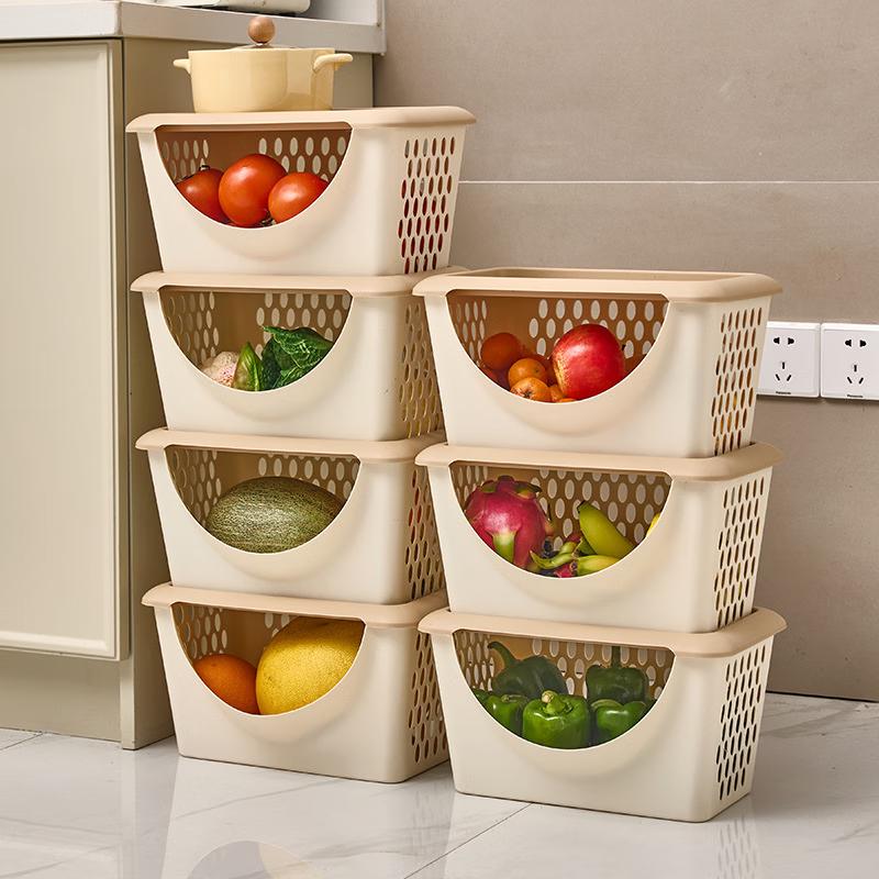 Zesílený plastový kuchyňský úložný koš