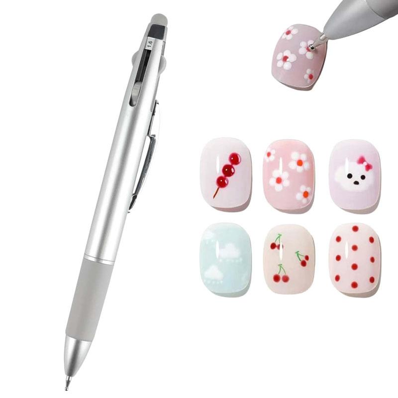 

5 in 1 Nail Art Dotting Pen Nail Dotting Pen Nail Art Dotting Tools in Ballpoint Pen Design Kit 1PC