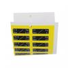 Clear Number Weight Labels for Fitness Gear Easy Application and Removal