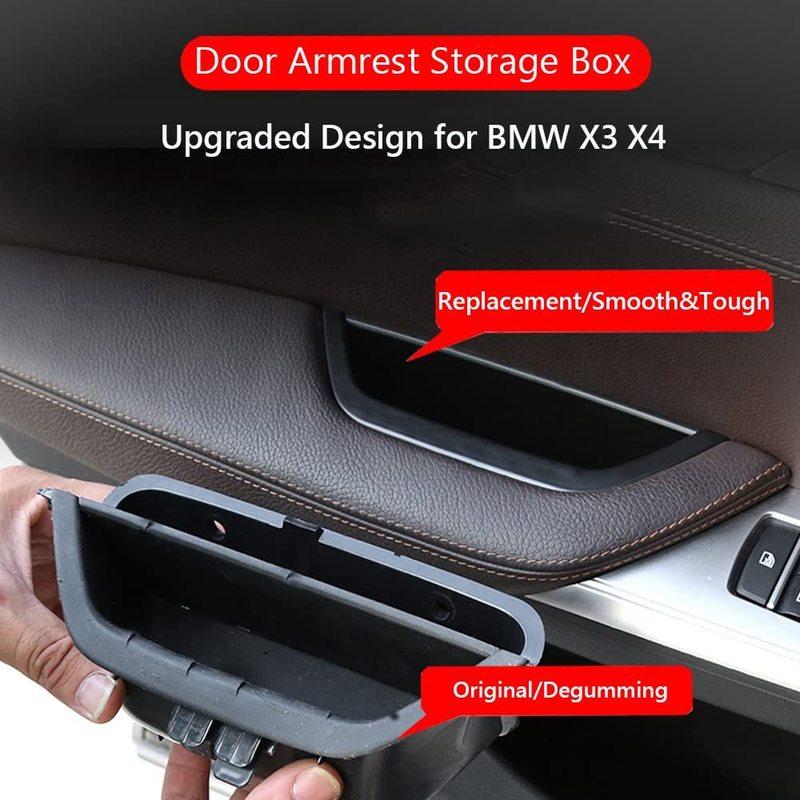 Für BMW X3 X4 Autotür Armlehne Aufbewahrungsbox Türgriff Handy Halter Ersatz