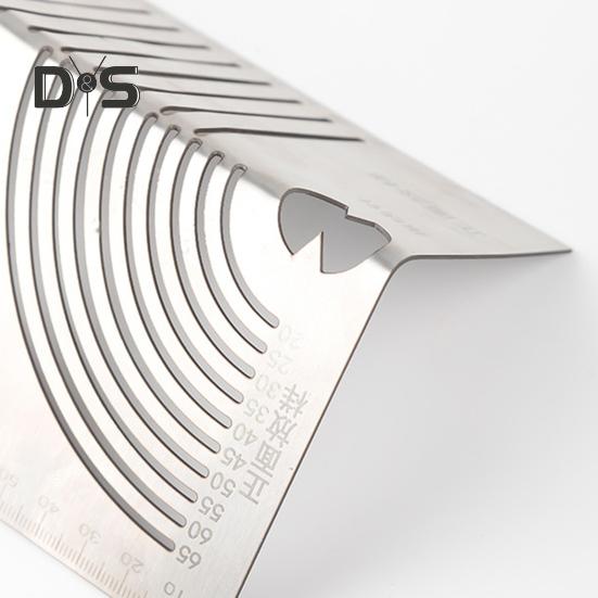 Instrument de marcare cu arc unghiular Reglabil cu arc liniar cu dublu scop Instrument de marcare cu metal multifuncțional pentru prelucrarea metalelor în construcții de inginerie