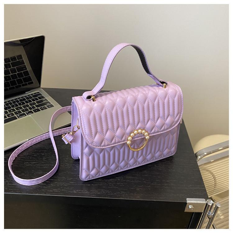 Chic Street Style 2024 Latest Spring Casual Crossbody Handbag Single Shoulder Small Square Bag