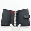 Louis Vuitton Epi Agenda MM Notebook Cover Epi Leather Noir Unisex R20202 Used