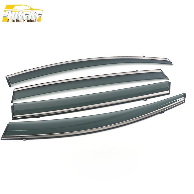 

3D Stainless Steel Rain Guard Bright Strip & Deflector Trim for E z - Decorative Modification Accessories
