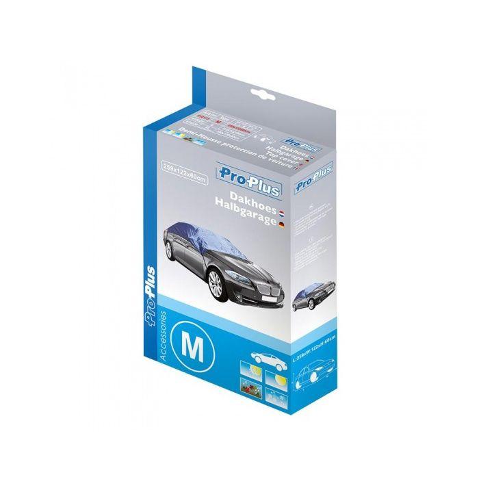 Proplus housse de toit de voiture m 259x122x60 cm bleu foncé