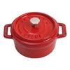Cocotte Ronde À Picots 22 Cm - 2.60 Litres Roug…